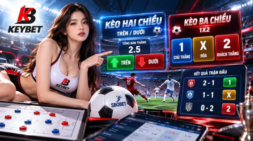 kèo hai chiều và ba chiều sbobet, thị trường bóng đá SBOBET, cửa kèo SBOBET