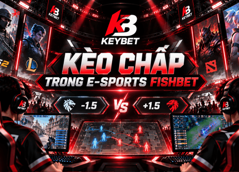 kèo chấp trong e-sports fishbet, bộ môn điện tử FISHBET, giải đấu FISHBET